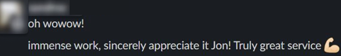 Client comment 19